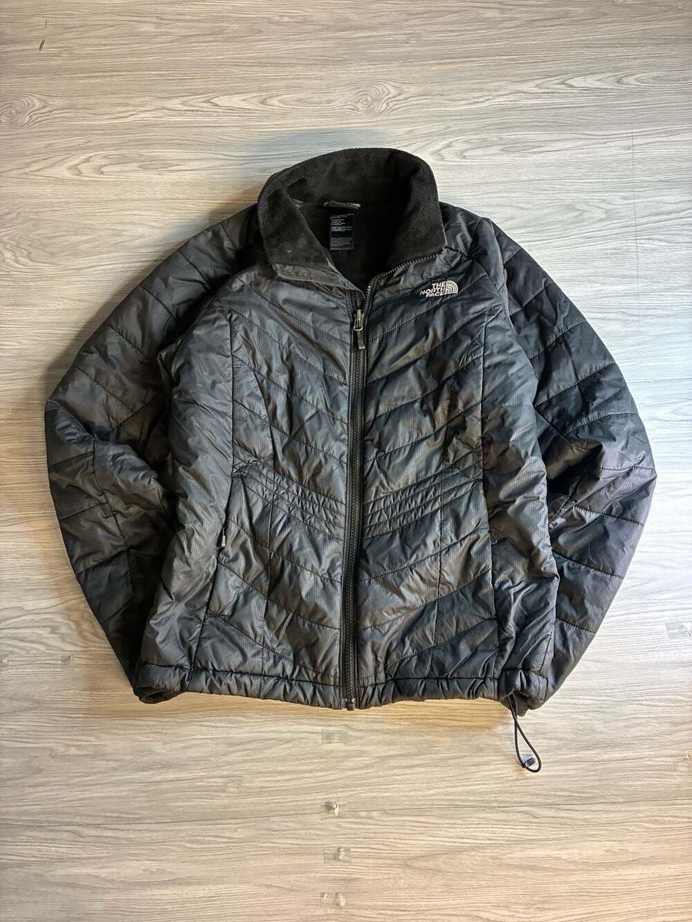 The North Face Star Explorer Quilted Puffer Jacket Size S Black